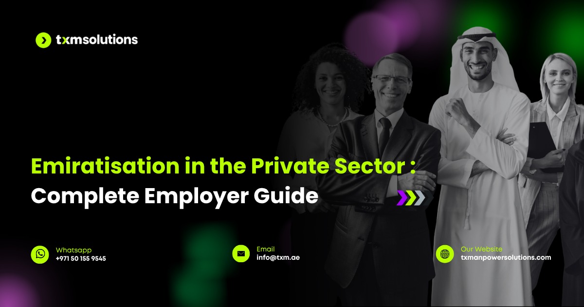 Emiratisation in private sector - TXM Solutions