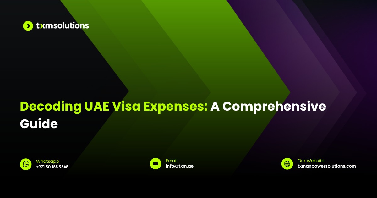 decoding UAE Visa expense - TXM Solutions