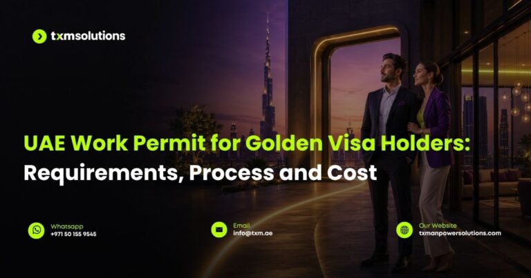 golden visa holders UAE work permit solutions